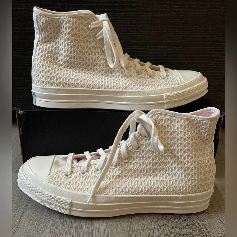 Converse Chuck 70 High Top Knit Sneakers - Women’s 11 / Men’s 9 - Picture 2 of 6